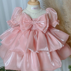 Babyhug Half Sleeve Designer Frock